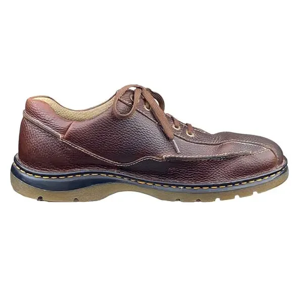 Dr. Martens Mens Brown Leather 11200 Lace Up Oxfords Size US 12
